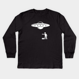 Galactic Hitchhiker Kids Long Sleeve T-Shirt